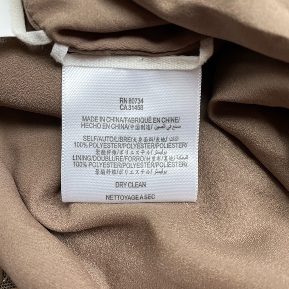 BCBG Gold Sequin Embellished Brown Mini Skirt - Picture 5 of 8